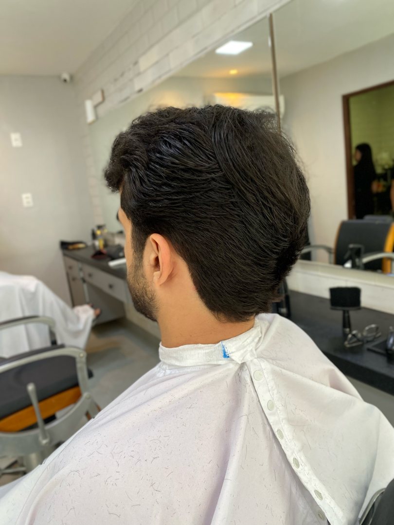 Corte com textura e movimento